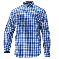 Columbia New York Knicks Super Tamiami Omni-Shade Long Sleeve Button-Down Shirt