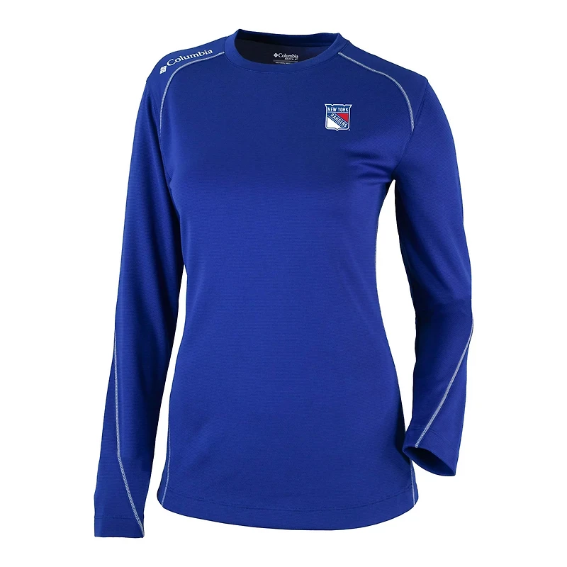 Columbia New York Rangers Shotgun Omni-Wick Raglan Long Sleeve T-Shirt