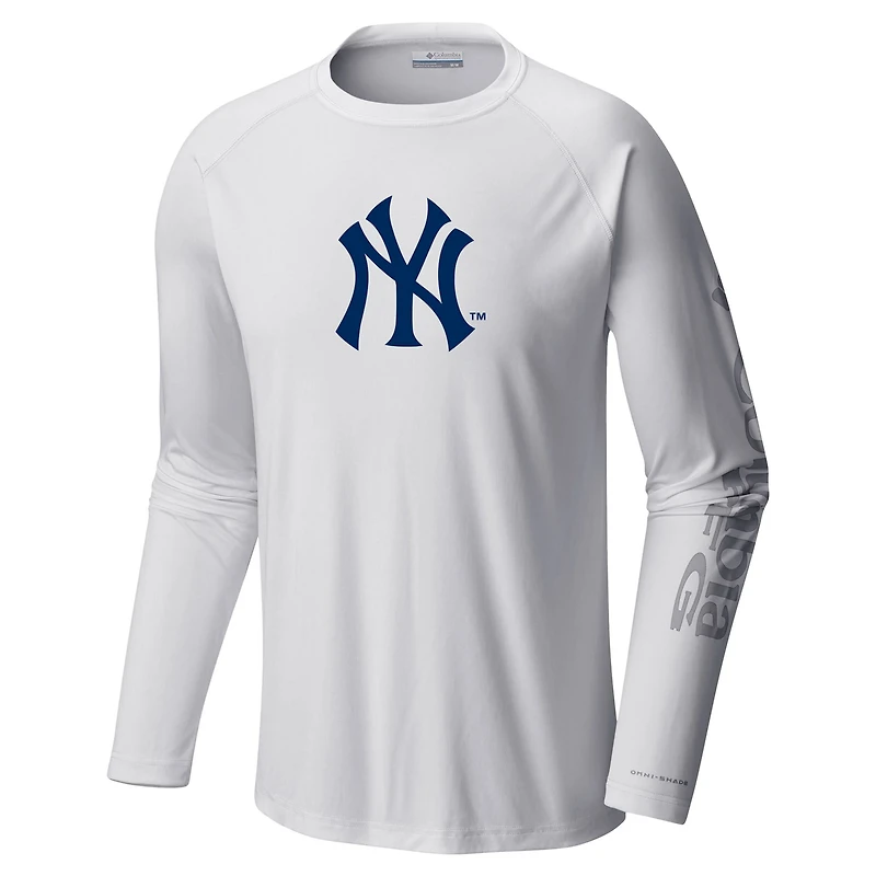Columbia New York Yankees Terminal Tackle Long Sleeve T-Shirt