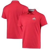 Columbia Ohio State Buckeyes Tech Trail Omni-Shade Polo