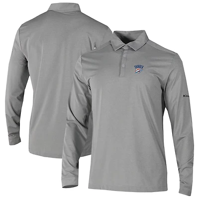 Columbia Oklahoma City Thunder Omni-Wick Pin High Long Sleeve Polo