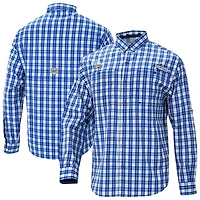 Columbia Oklahoma City Thunder Super Tamiami Omni-Shade Long Sleeve Button-Down Shirt