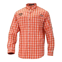 Columbia Oklahoma State Cowboys Super Tamiami Omni-Shade Long Sleeve Button-Down Shirt