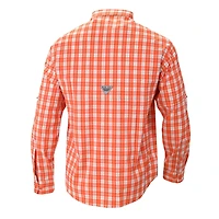 Columbia Oklahoma State Cowboys Super Tamiami Omni-Shade Long Sleeve Button-Down Shirt