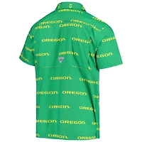 Columbia Oregon Ducks Super Slack Tide Omni-Shade Button-Up Shirt