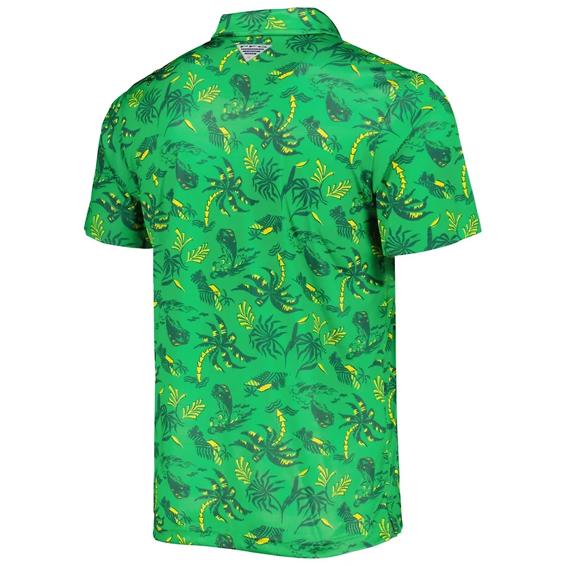Columbia Oregon Ducks Super Terminal Tackle Omni-Shade Polo