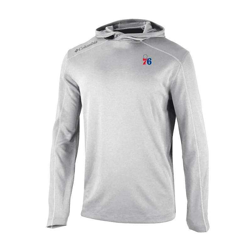 Columbia Philadelphia 76ers Omni-Wick Shotgun Pullover Hoodie