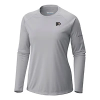 Columbia Philadelphia Flyers Omni-Shade Tidal Tee II Raglan Long Sleeve T-Shirt