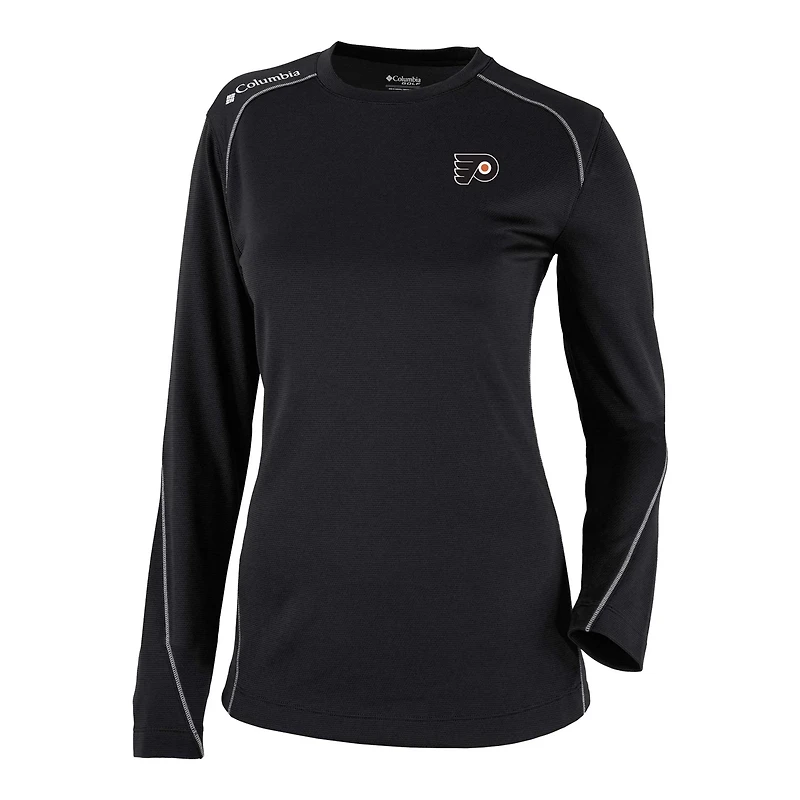 Columbia Philadelphia Flyers Shotgun Omni-Wick Raglan Long Sleeve T-Shirt
