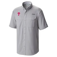 Columbia Philadelphia Phillies Omni-Wick Low Drag Offshore Button-Up Shirt