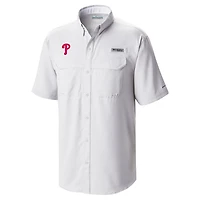 Columbia Philadelphia Phillies Omni-Wick Low Drag Offshore Button-Up Shirt