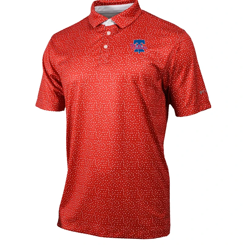 Columbia Philadelphia Phillies Omni-Wick Slicer Polo