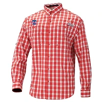 Columbia Philadelphia Phillies Super Slack Tide Omni-Wick Button-Up Shirt