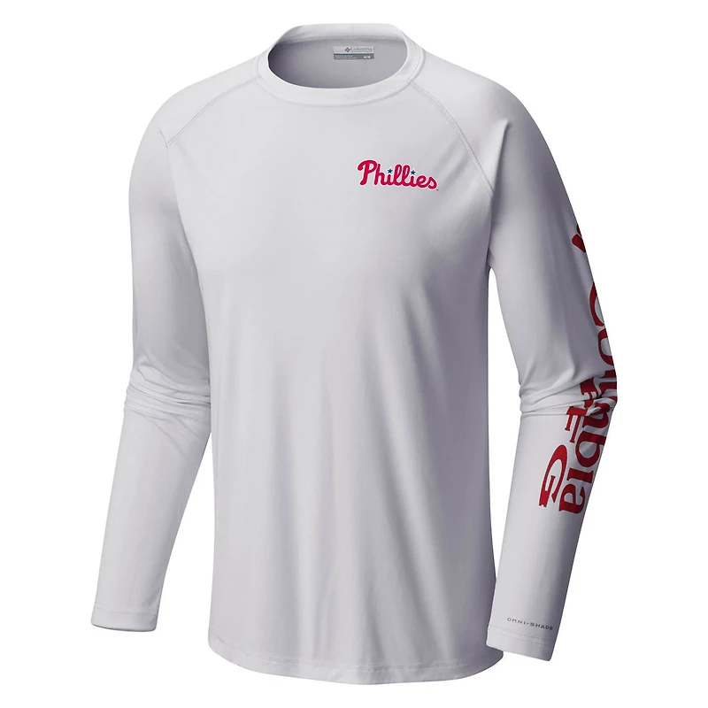 Columbia Philadelphia Phillies Terminal Tackle Long Sleeve T-Shirt