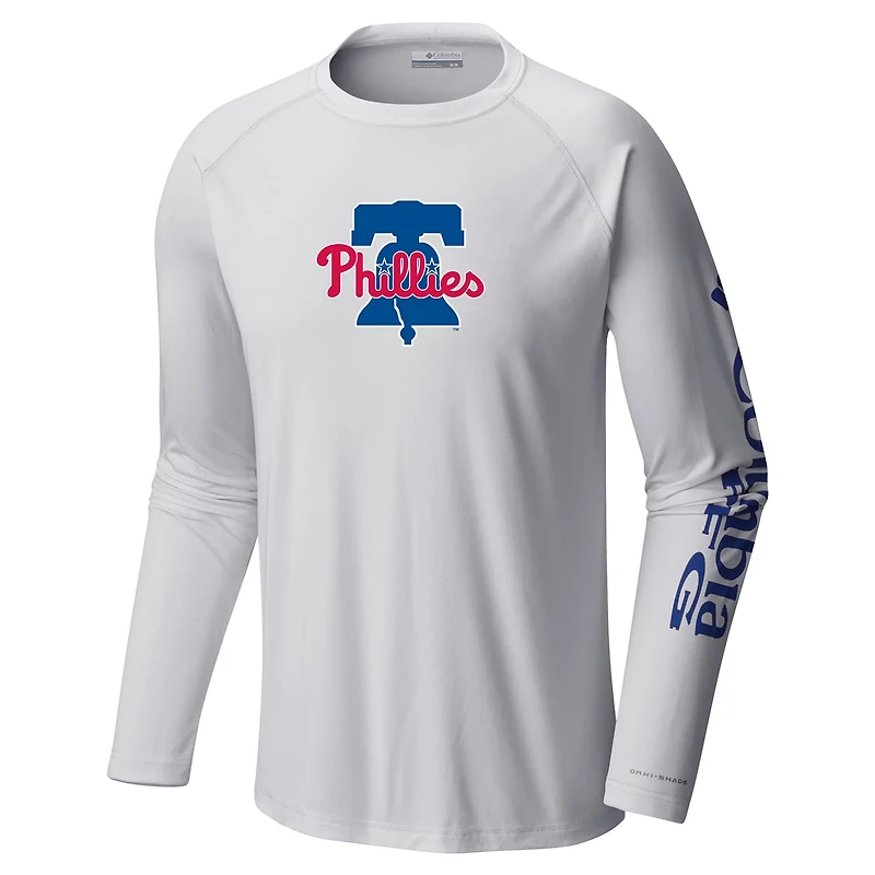 Columbia Philadelphia Phillies Terminal Tackle Long Sleeve T-Shirt