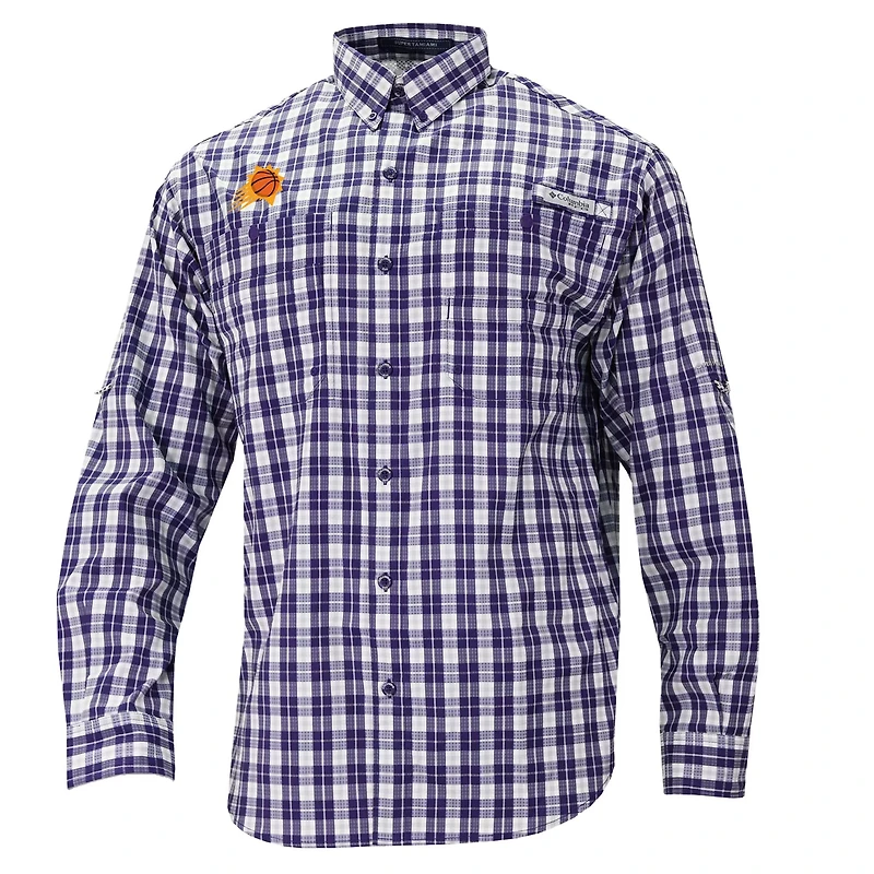 Columbia Phoenix Suns Super Tamiami Omni-Shade Long Sleeve Button-Down Shirt