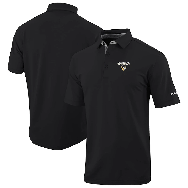 Columbia Pittsburgh Penguins Even Lie Omni-Wick Polo