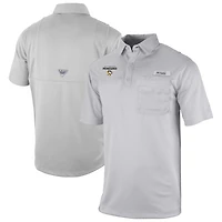 Columbia Pittsburgh Penguins Flycaster Omni-Wick Pocket Polo