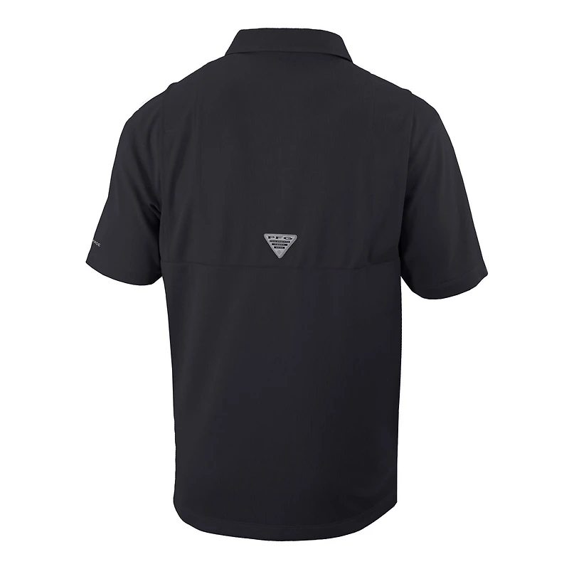Columbia Pittsburgh Penguins Flycaster Omni-Wick Pocket Polo