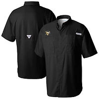 Columbia Pittsburgh Penguins Tamiami Short Sleeve Omni-Wick Button-Down Shirt