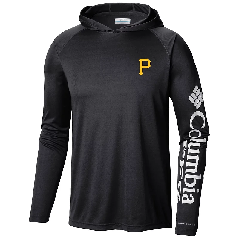 Columbia Pittsburgh Pirates Terminal Tackle Long Sleeve Hoodie T-Shirt