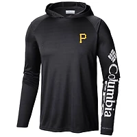Columbia Pittsburgh Pirates Terminal Tackle Long Sleeve Hoodie T-Shirt