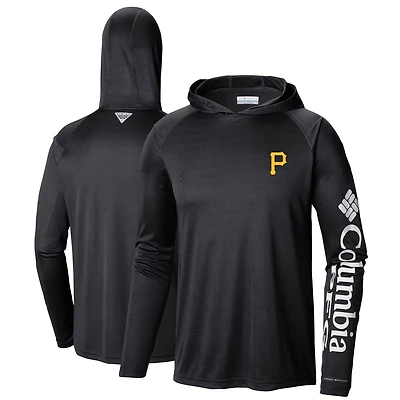 Columbia Pittsburgh Pirates Terminal Tackle Long Sleeve Hoodie T-Shirt