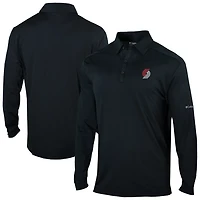 Columbia Portland Trail Blazers Omni-Wick Pin High Long Sleeve Polo
