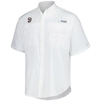 Columbia San Diego Padres Tamiami Omni-Shade Button-Down Shirt