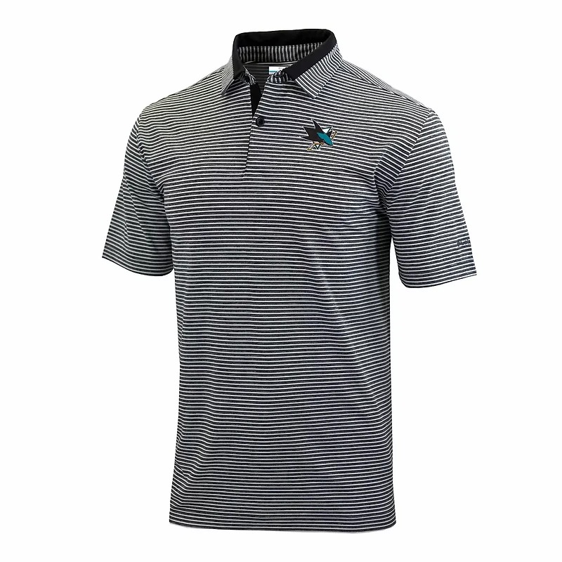 Columbia San Jose Sharks Golden Hills Omni-Wick Polo