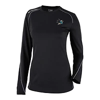 Columbia San Jose Sharks Shotgun Omni-Wick Raglan Long Sleeve T-Shirt