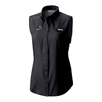 Columbia San Jose Sharks Tamiami Omni-Shade Sleeveless Button-Up Shirt