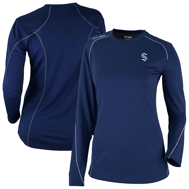 Columbia Seattle Kraken Shotgun Omni-Wick Raglan Long Sleeve T-Shirt