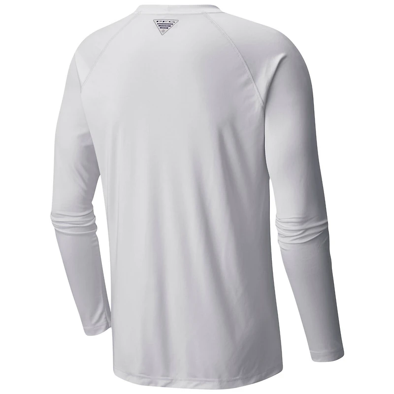 Columbia Seattle Kraken Terminal Tackle Omni-Shade Raglan Long Sleeve T-Shirt