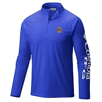 Columbia New York Knicks PFG Terminal Tackle Quarter-Zip Top