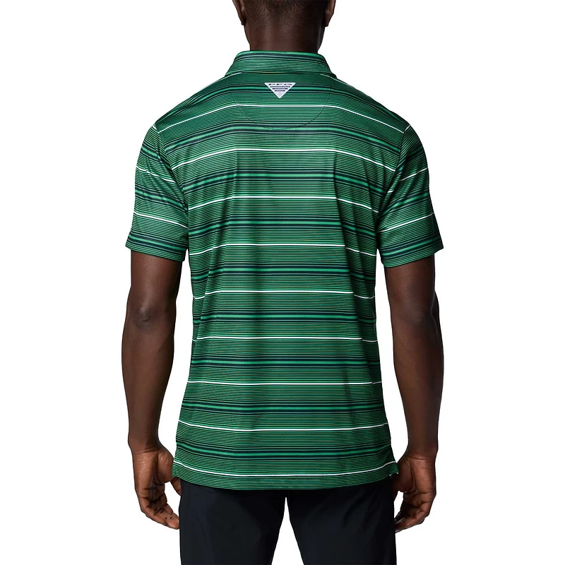 Columbia Sportswear Men's Notre Dame Fighting Irish Stripe Super Terminal Tackle Polo