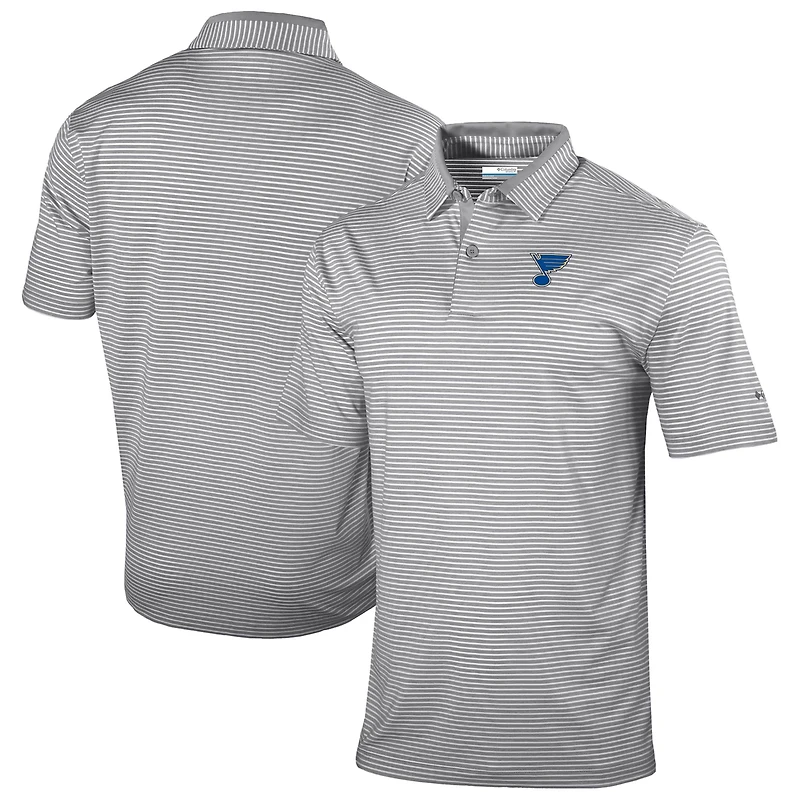 Columbia St Louis Blues Golden Hills Omni-Wick Polo