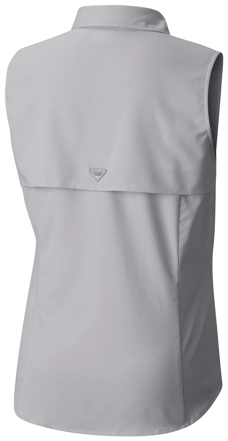 Columbia St Louis Blues Tamiami Omni-Shade Sleeveless Button-Up Shirt