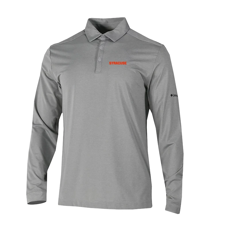 Columbia Syracuse Omni-Wick Pin High Long Sleeve Polo