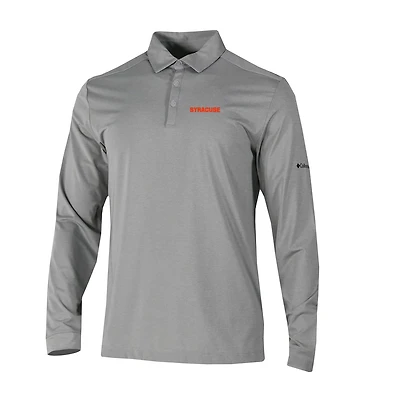 Columbia Syracuse Omni-Wick Pin High Long Sleeve Polo