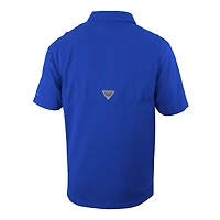 Columbia Tampa Bay Lightning Flycaster Omni-Wick Pocket Polo