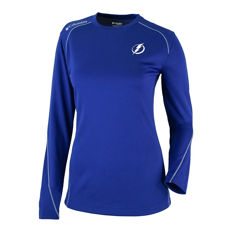Columbia Tampa Bay Lightning Shotgun Omni-Wick Raglan Long Sleeve T-Shirt
