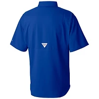 Columbia Tampa Bay Lightning Tamiami Short Sleeve Omni-Wick Button-Down Shirt