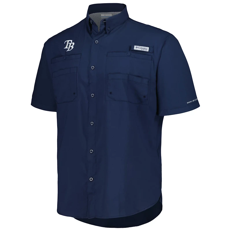 Columbia Tampa Bay Rays Tamiami Omni-Shade Button-Down Shirt