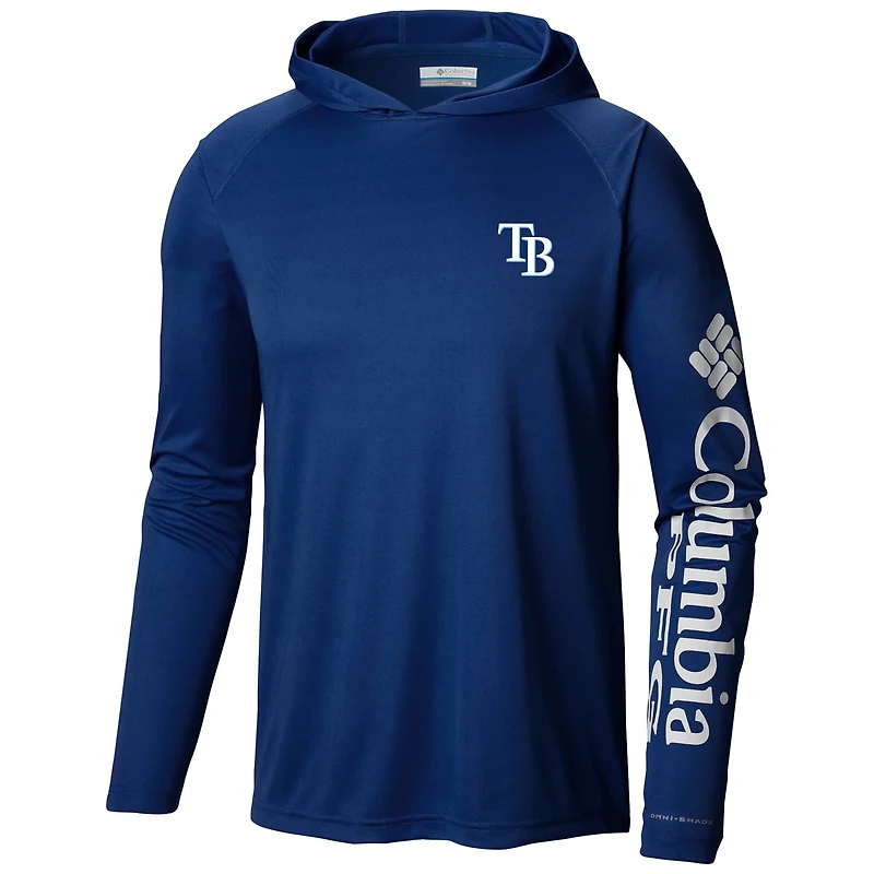 Columbia Tampa Bay Rays Terminal Tackle Long Sleeve Hoodie T-Shirt