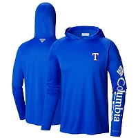 Columbia Texas Rangers Terminal Tackle Long Sleeve Hoodie T-Shirt