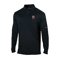 Columbia Texas Tech Red Raiders Omni-Wick Pin High Long Sleeve Polo