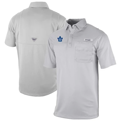 Columbia Toronto Maple Leafs Flycaster Omni-Wick Pocket Polo