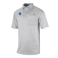 Columbia Toronto Maple Leafs Flycaster Omni-Wick Pocket Polo