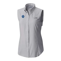 Columbia Toronto Maple Leafs Tamiami Omni-Shade Sleeveless Button-Up Shirt